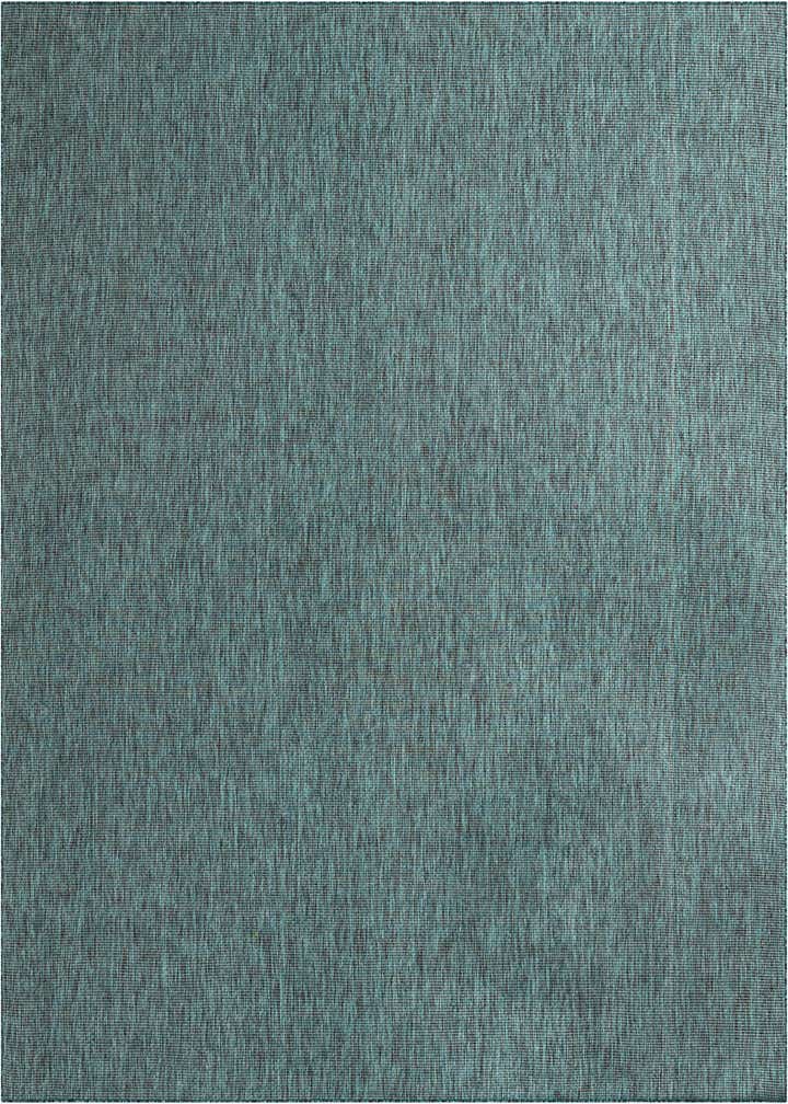 13' x 13' Easy-Clean Solid Indoor / Outdoor Square Rug