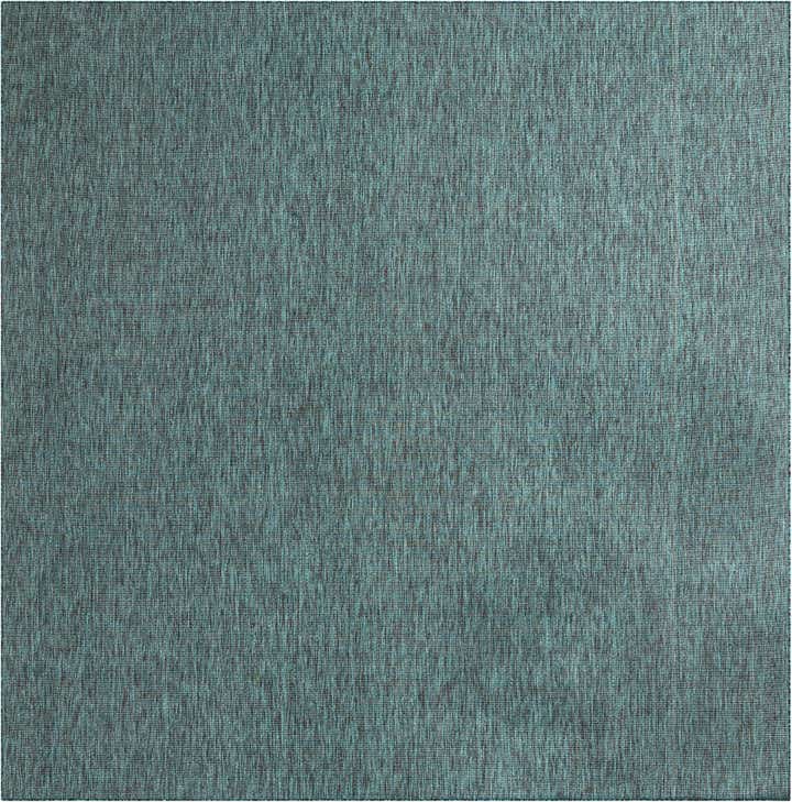 13' x 13' Easy-Clean Solid Indoor / Outdoor Square Rug