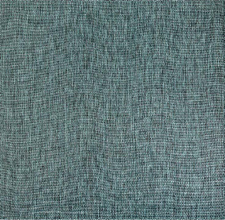 Detail image of 10' x 10' Easy-Clean Solid Indoor / Outdoor Square Rug