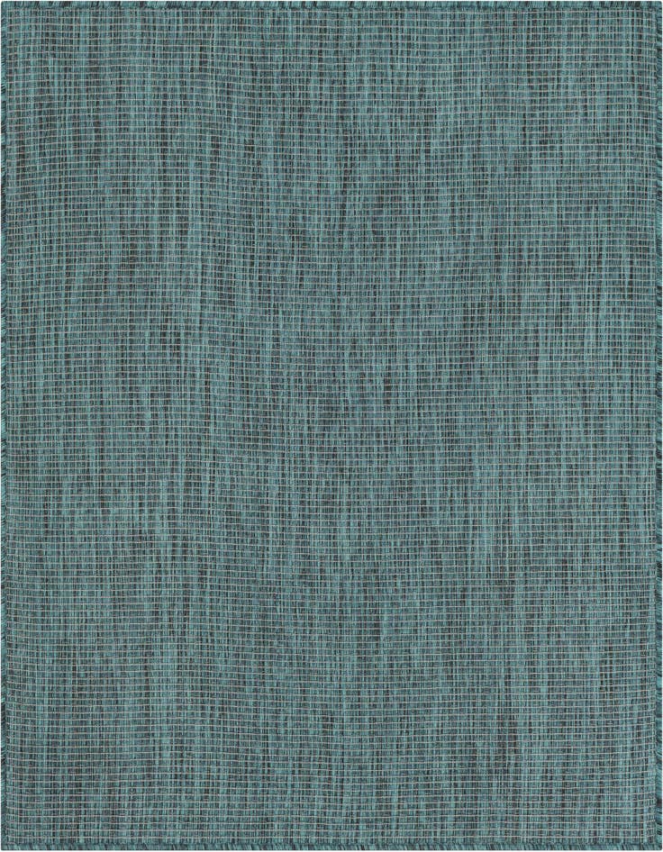 Detail image of 4' 1 x 4' 1 Easy-Clean Solid Indoor / Outdoor Square Rug