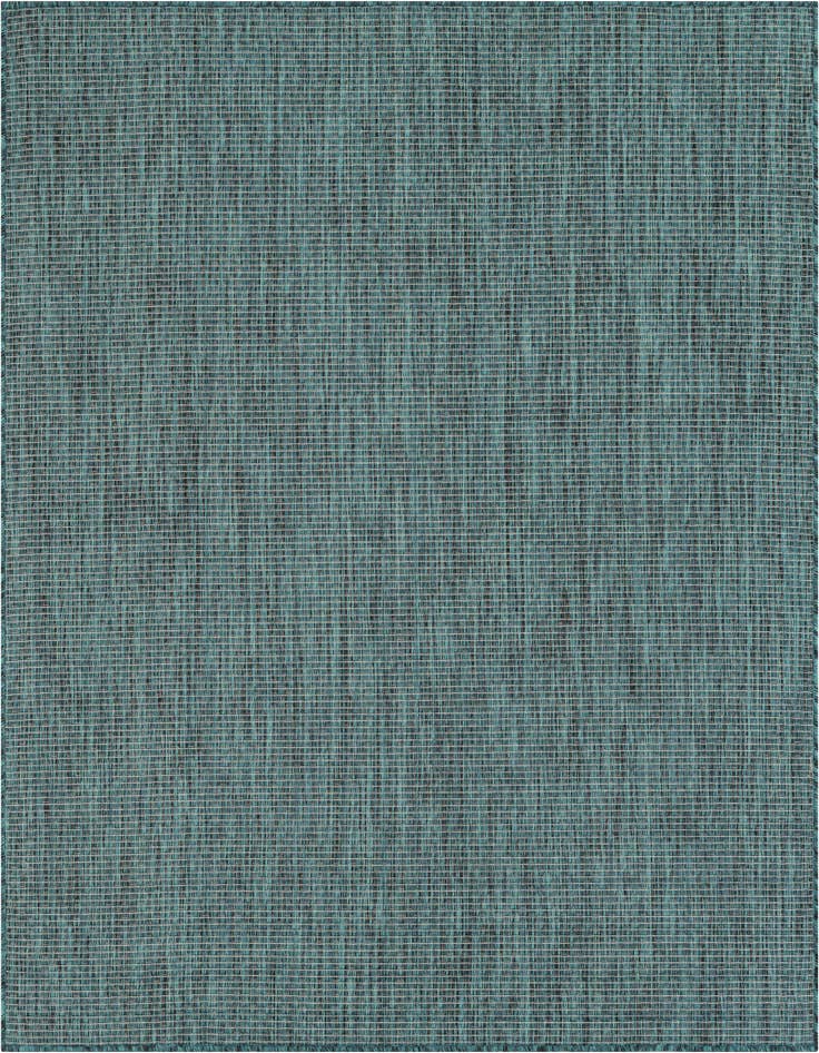 Detail image of 5' 3 x 5' 3 Easy-Clean Solid Indoor / Outdoor Square Rug