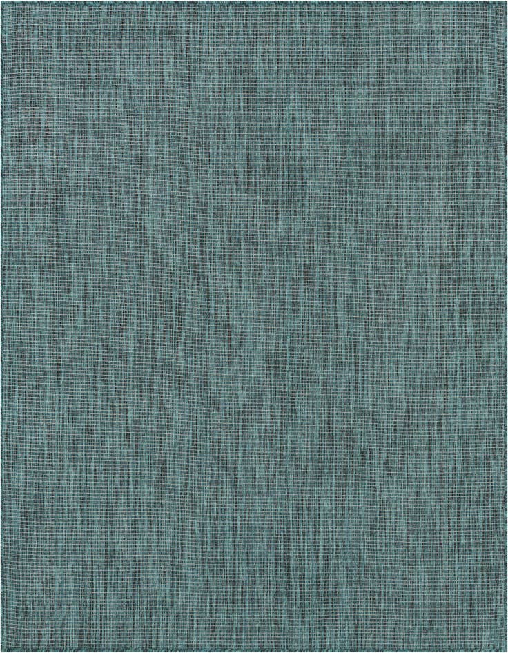 Detail image of 6' 1 x 6' 1 Easy-Clean Solid Indoor / Outdoor Square Rug
