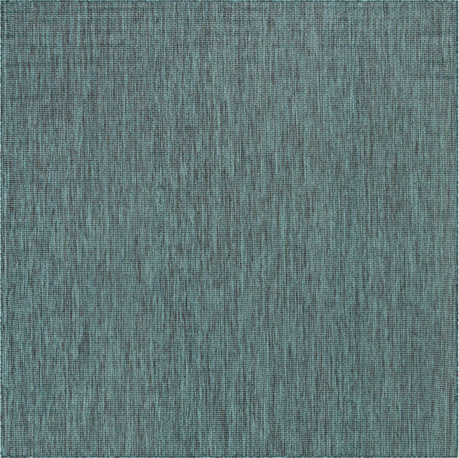 7' 10 x 7' 10 Easy-Clean Solid Indoor / Outdoor Square Rug