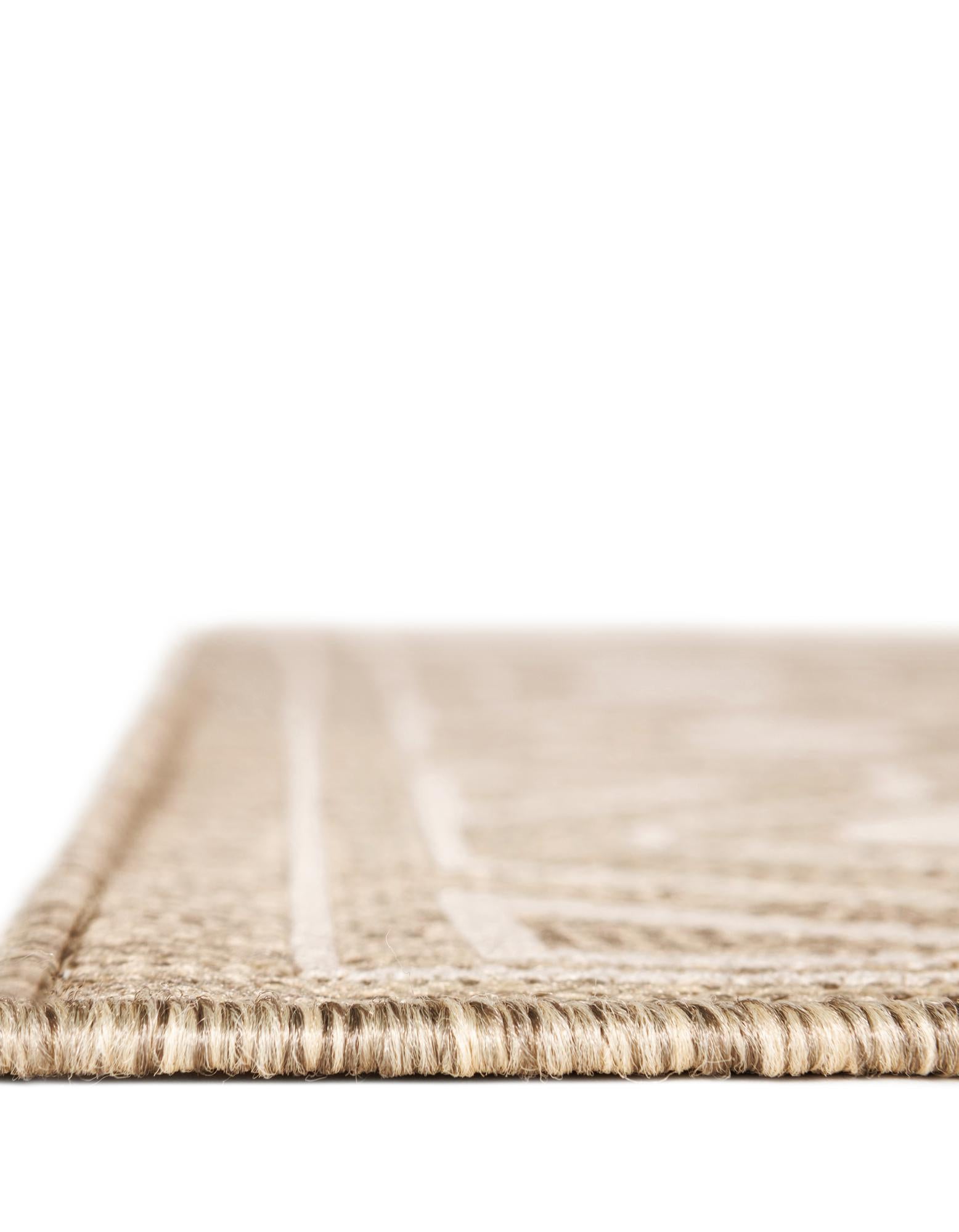 12' x 12' Easy-Clean Southwestern Indoor / Outdoor Square Rug