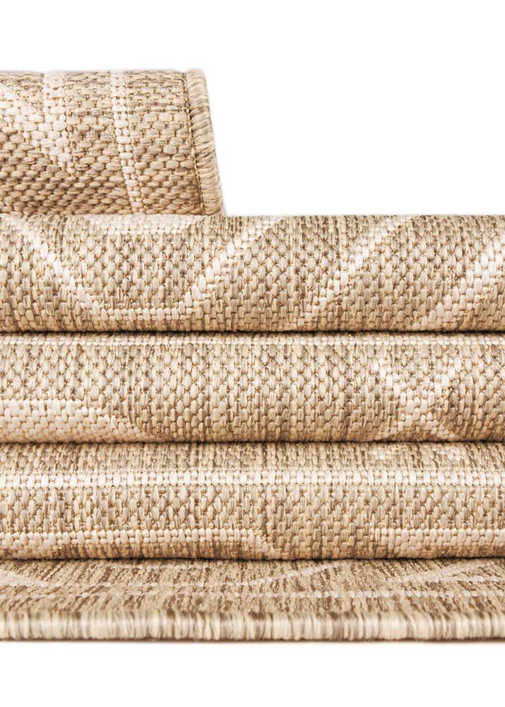 12' x 12' Easy-Clean Southwestern Indoor / Outdoor Square Rug