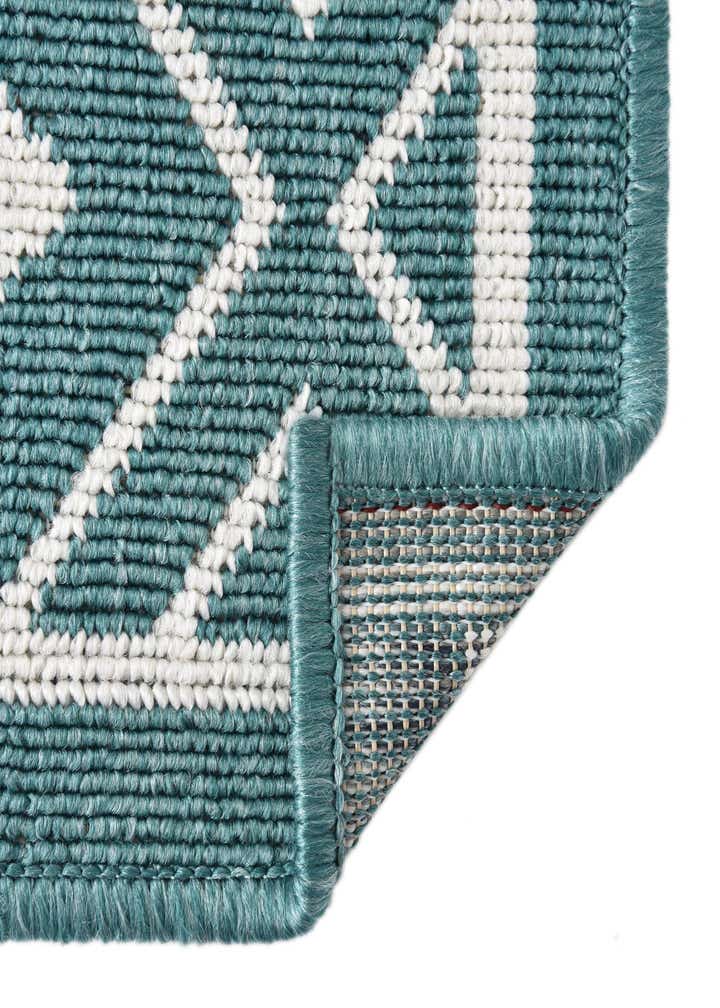 7' 10 x 7' 10 Easy-Clean Trellis Indoor / Outdoor Square Rug