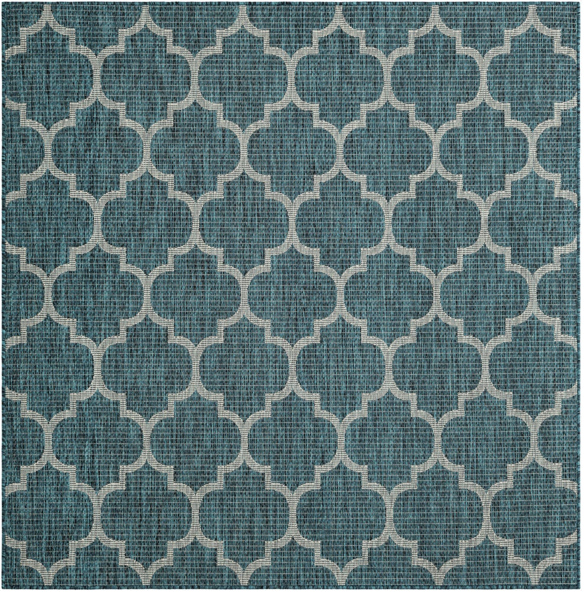 6' x 6'  Washable Trellis Indoor / Outdoor Square Rug