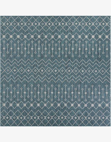 10' x 10' Easy-Clean Trellis Indoor / Outdoor Square Rug