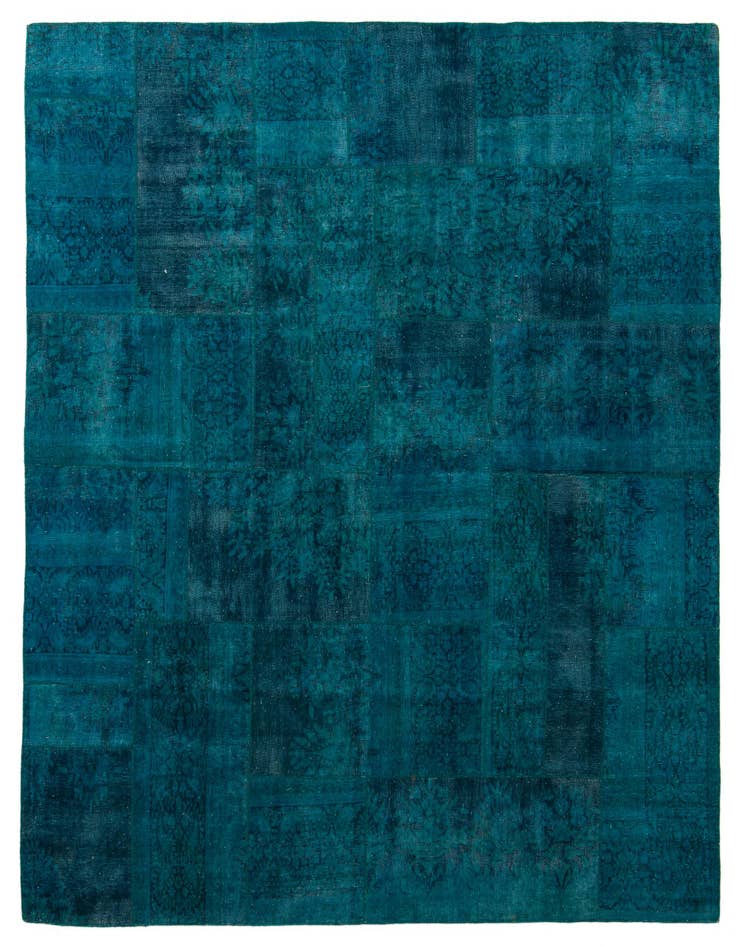 Detail image of 9' 10 x 9' 11 Hand Knotted Ultra Vintage Persian Wool Square Rug