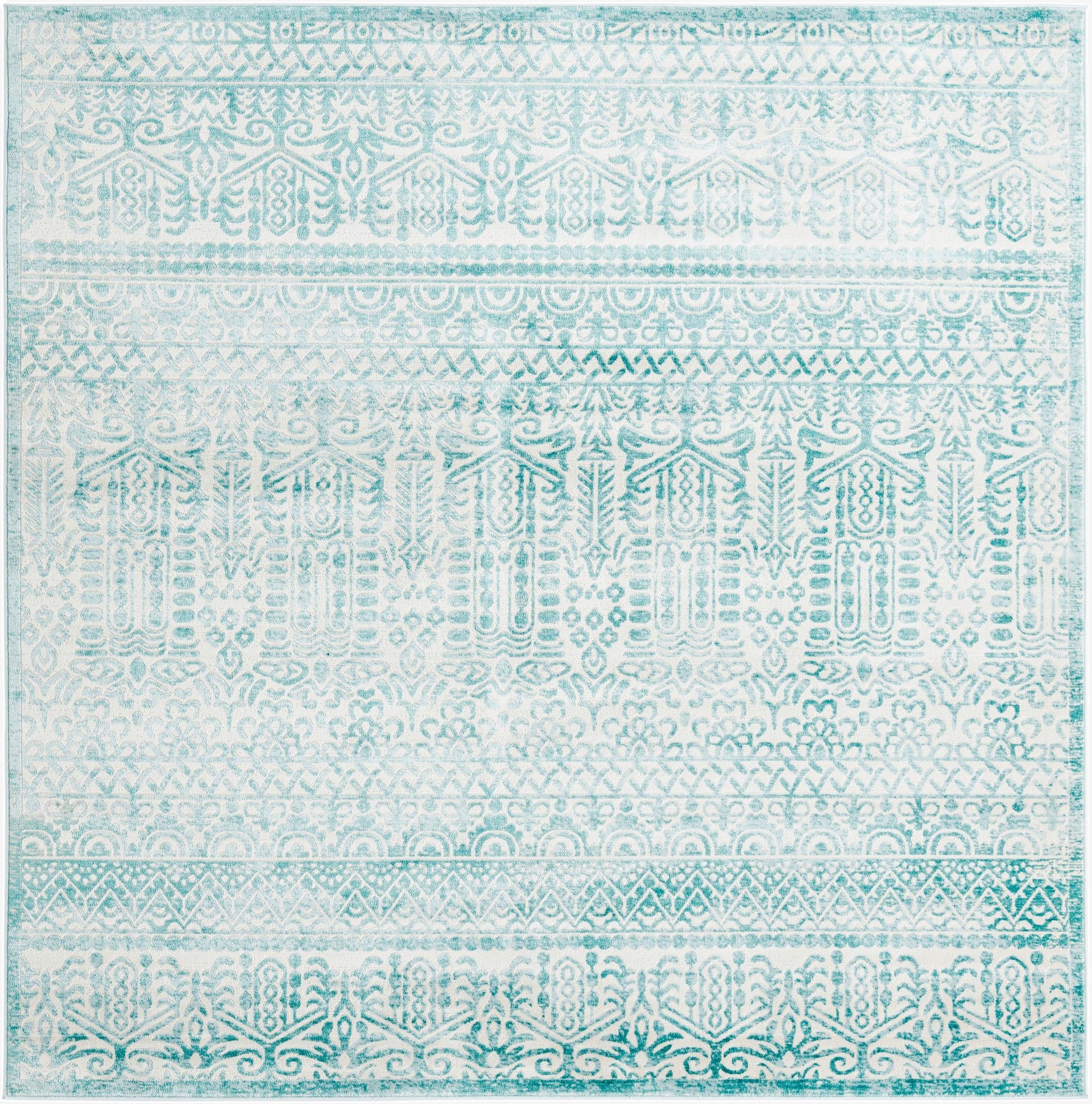 7' 10 x 7' 10 Uptown Cloisters Square Rug