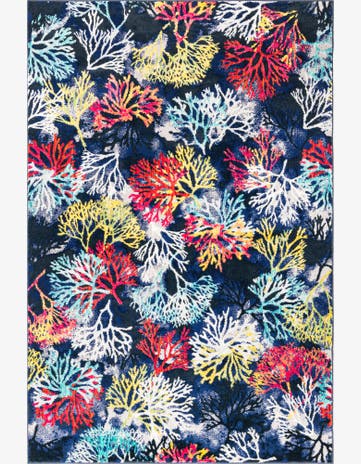 6' x 9' Tempe · Floral / botanical rug, multi