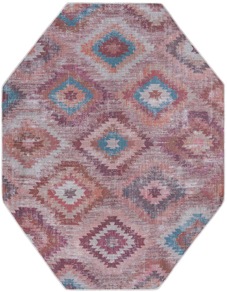 Detail image of 7' 10 x 7' 10 Washable Sisu Octagon Rug
