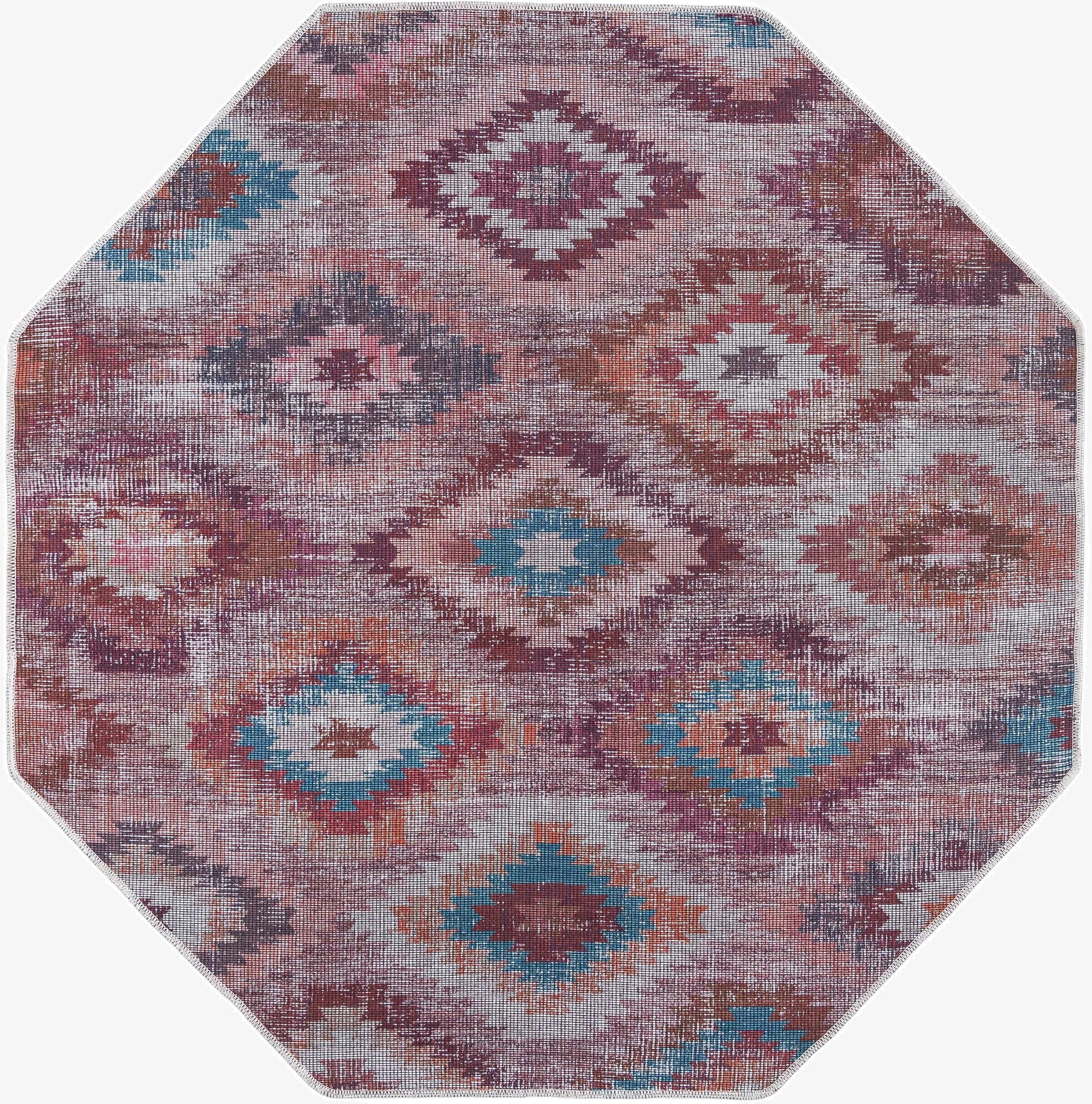5' 3 x 5' 3  Washable Sisu Octagon Rug