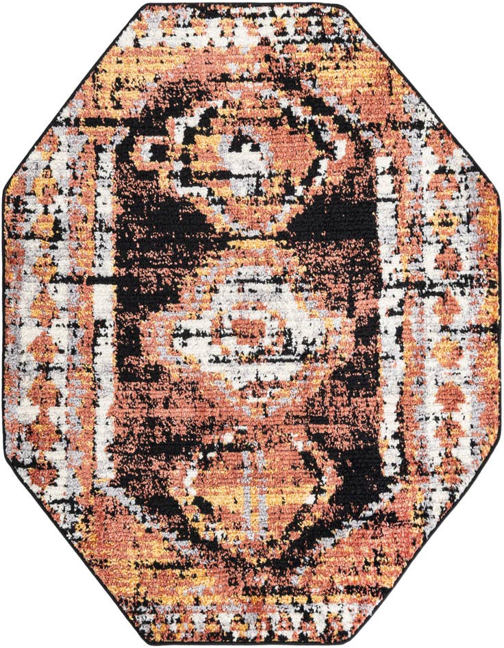 Detail image of 5' 3 x 5' 3 Tagine Octagon Rug