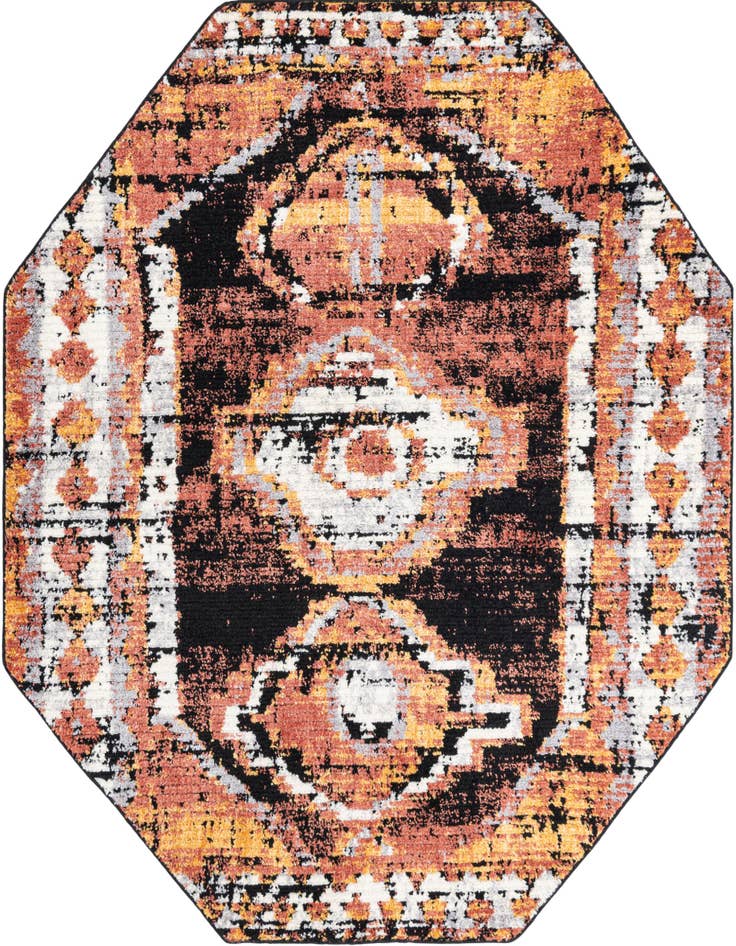 Detail image of 7' 10 x 7' 10 Tagine Octagon Rug
