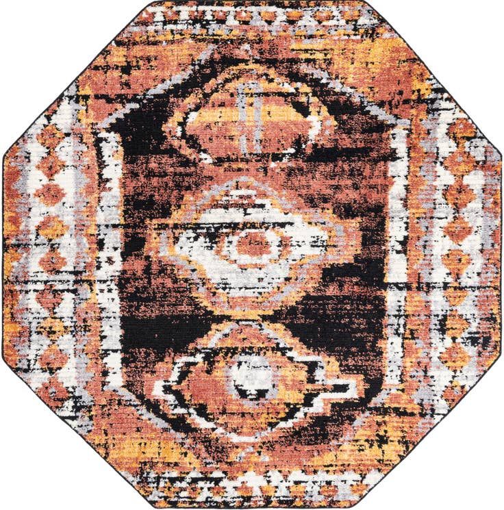 Detail image of 7' 10 x 7' 10 Tagine Octagon Rug
