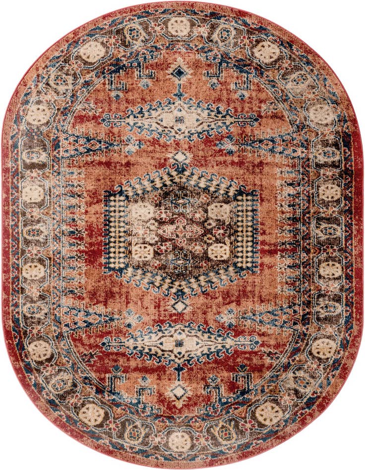 Detail image of 5' 3 x 8' Arcadia Oval Rug