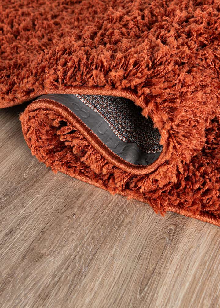 4' x 6' Solid Shag Oval Rug