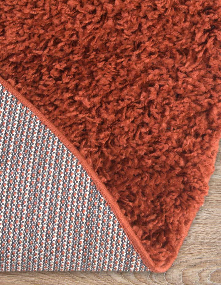 4' x 6' Solid Shag Oval Rug