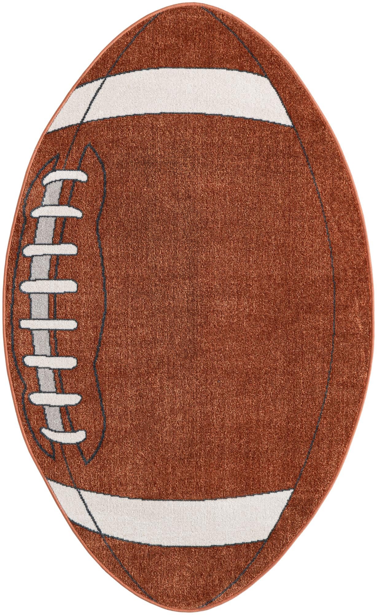 3' 3 x 5' 3 Sports Washable Oval Rug