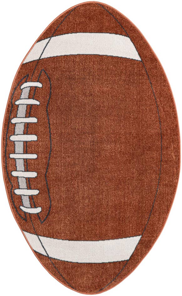 Detail image of 3' 3 x 5' 3 Sports Washable Oval Rug