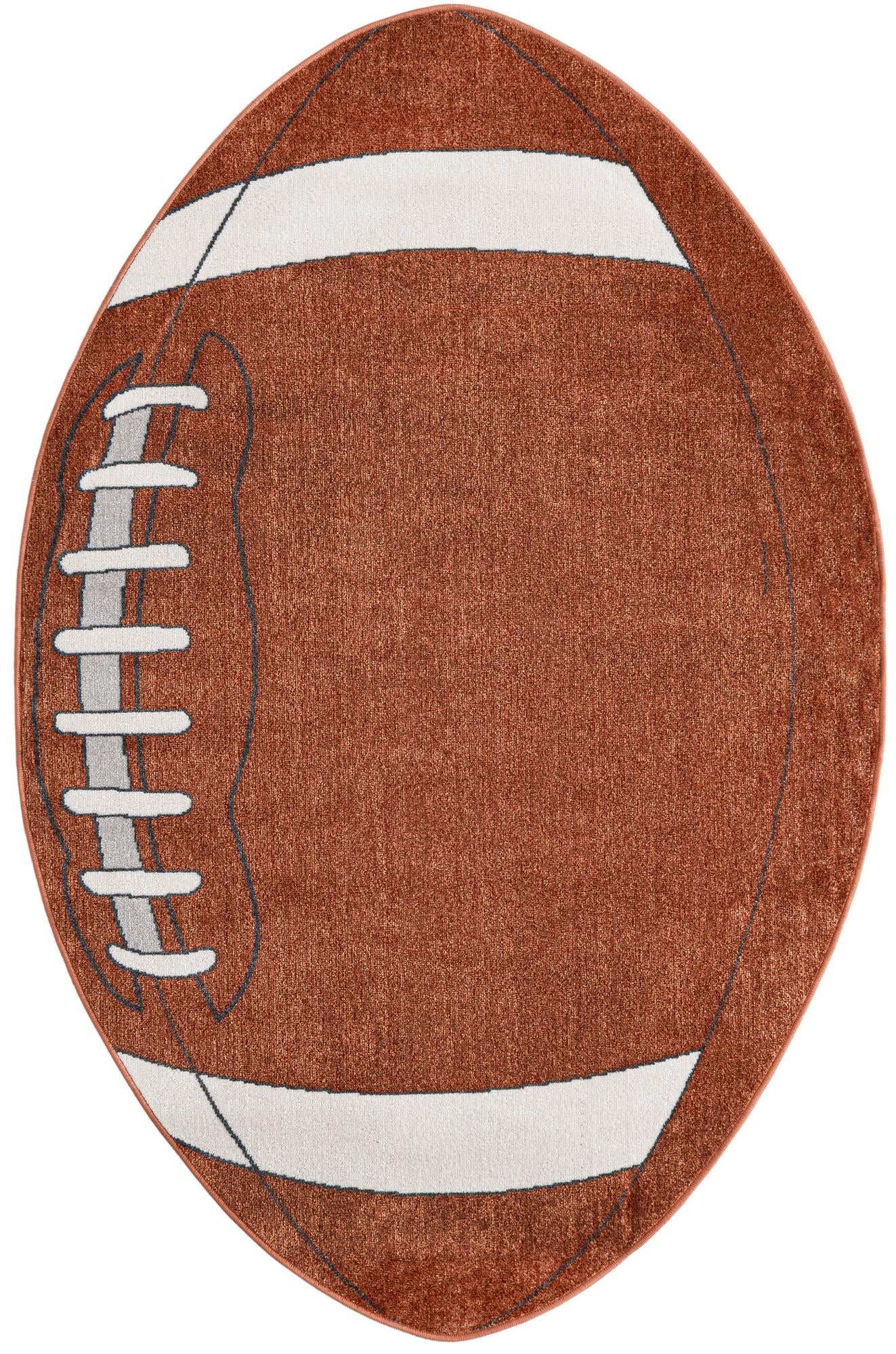 4' x 6' Sports Washable Oval Rug