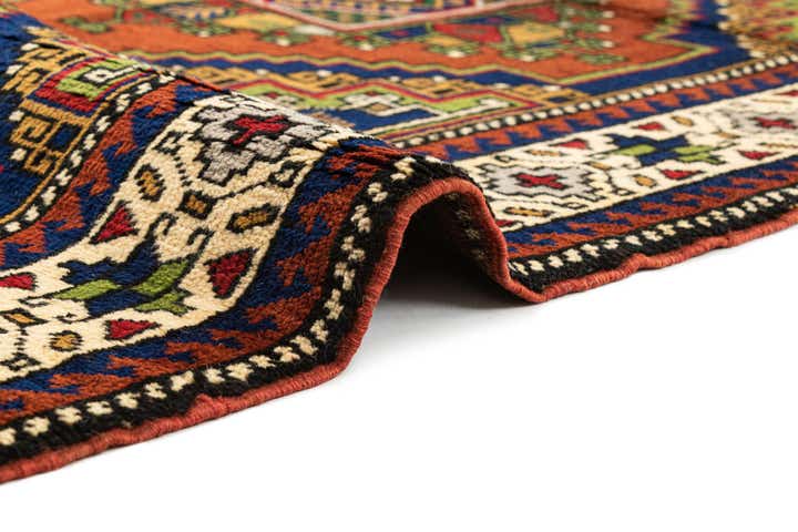 3' 9 x 5' 4 Hand Knotted Anatolian Wool Rug