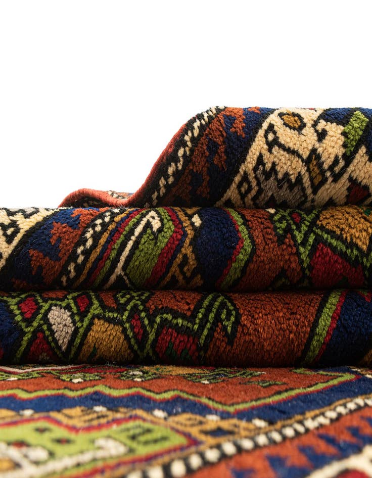 Detail image of 3' 9 x 5' 4 Hand Knotted Anatolian Wool Rug