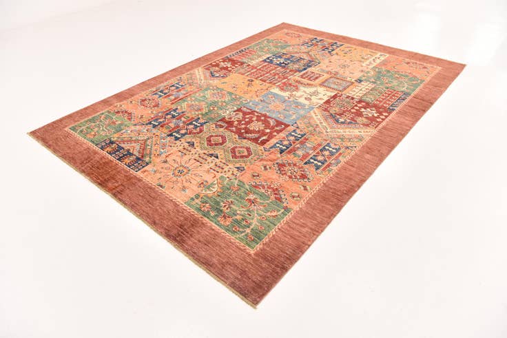 Detail image of 6' 8 x 9' 9 Hand Knotted Ariana Ziegler Rug