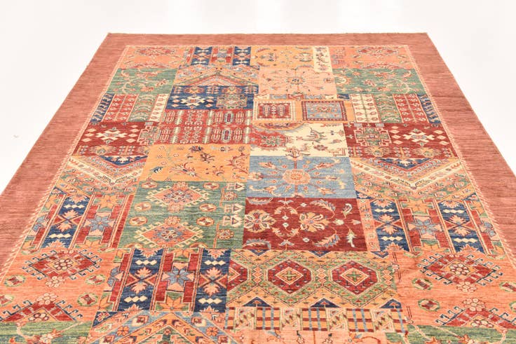 Detail image of 6' 8 x 9' 9 Hand Knotted Ariana Ziegler Rug