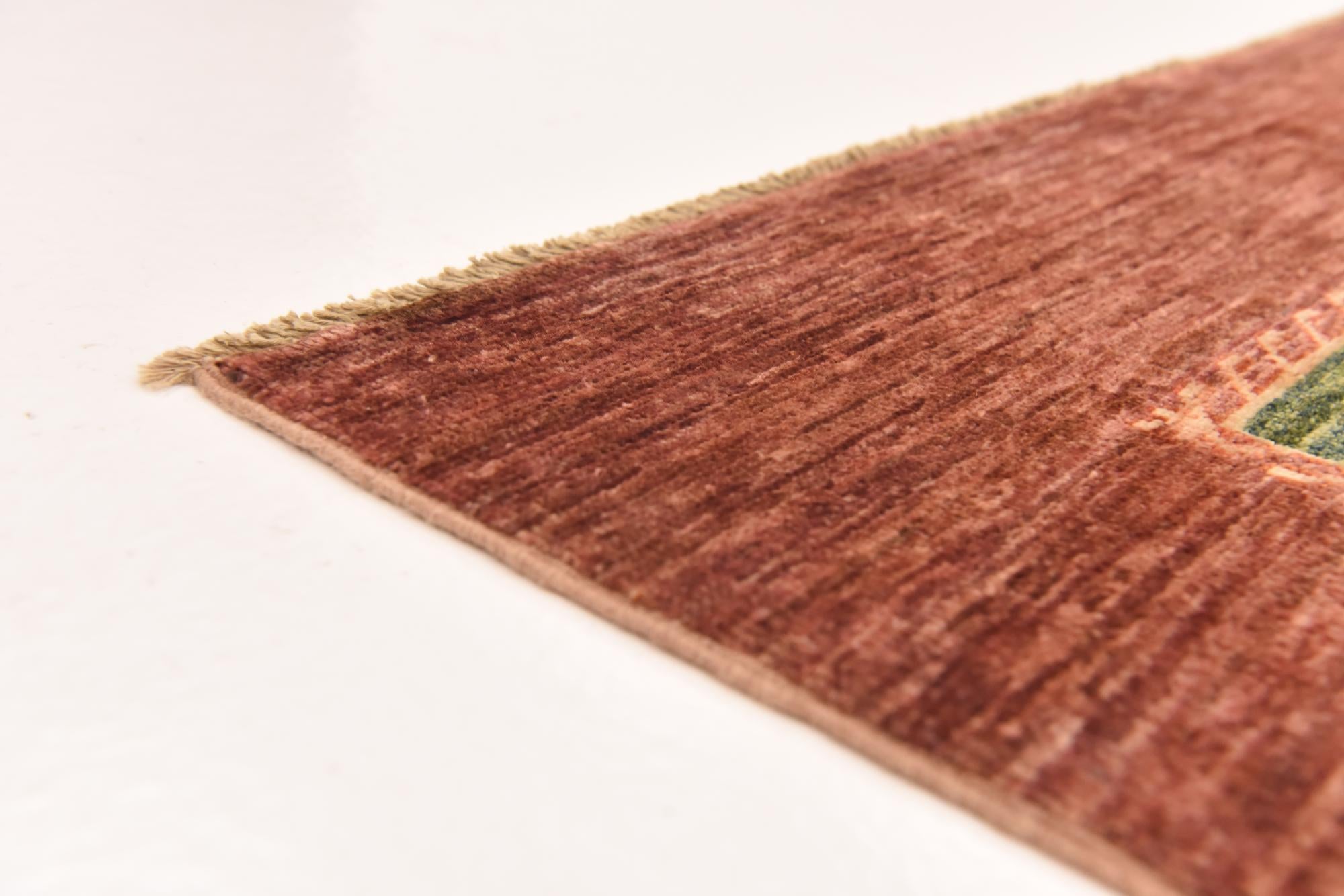 6' 8 x 9' 9 Hand Knotted Ariana Ziegler Rug