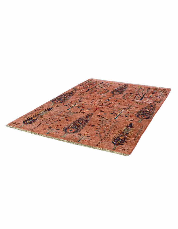 Detail image of 4' 3 x 6' 5 Hand Knotted Ariana Ziegler Rug