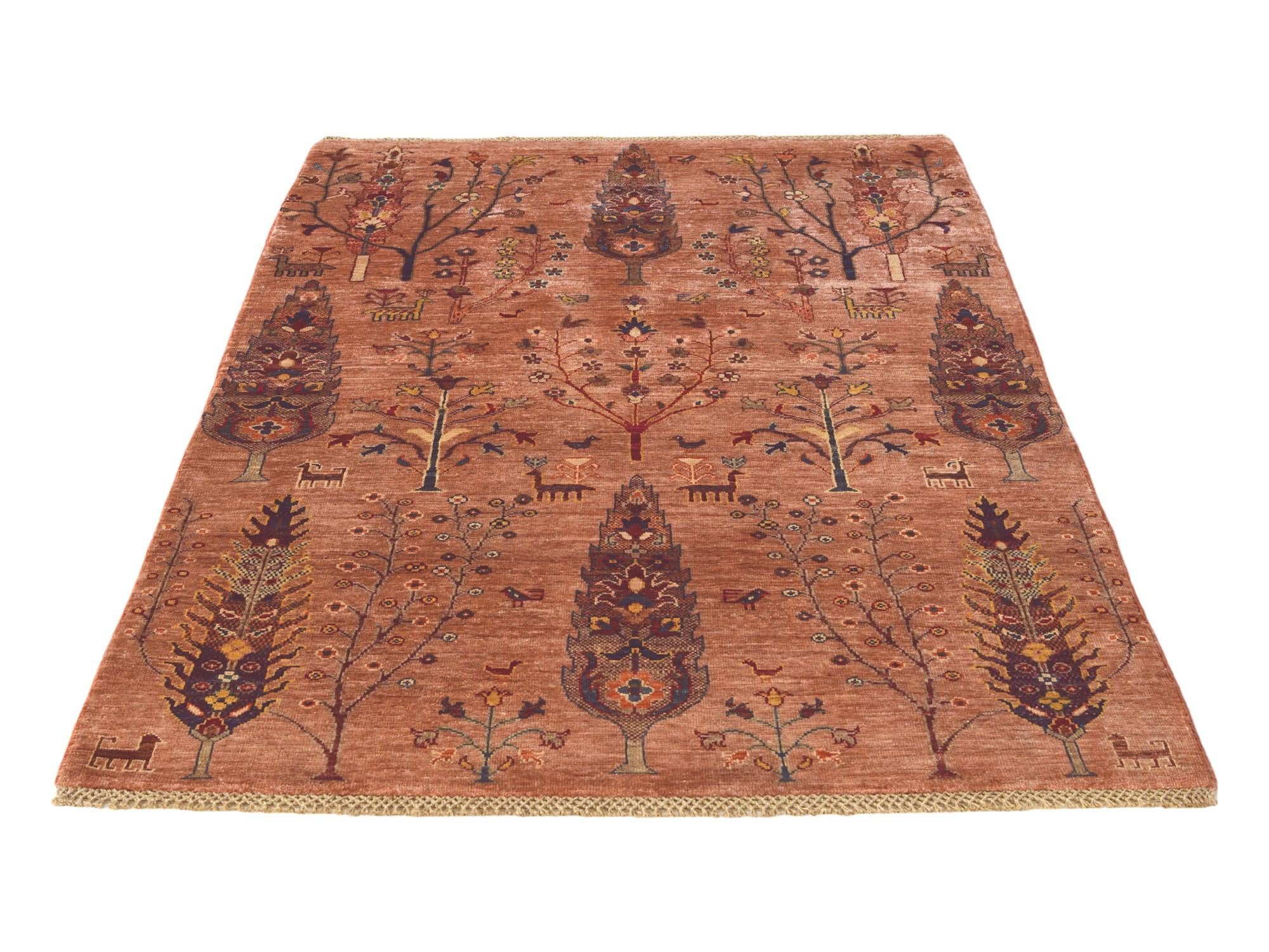 4' 3 x 6' 5 Hand Knotted Ariana Ziegler Rug