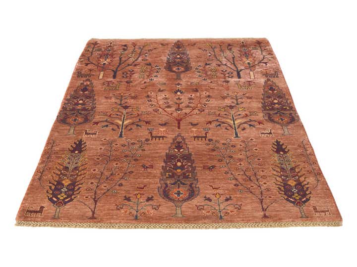 4' 3 x 6' 5 Hand Knotted Ariana Ziegler Rug