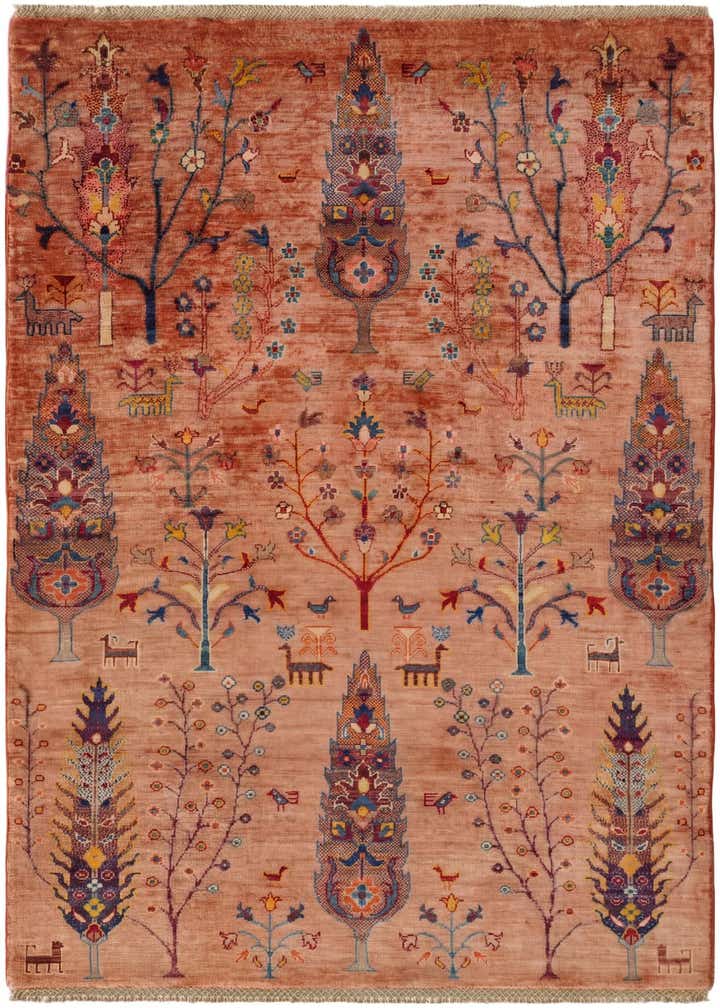4' 3 x 6' 5 Hand Knotted Ariana Ziegler Rug