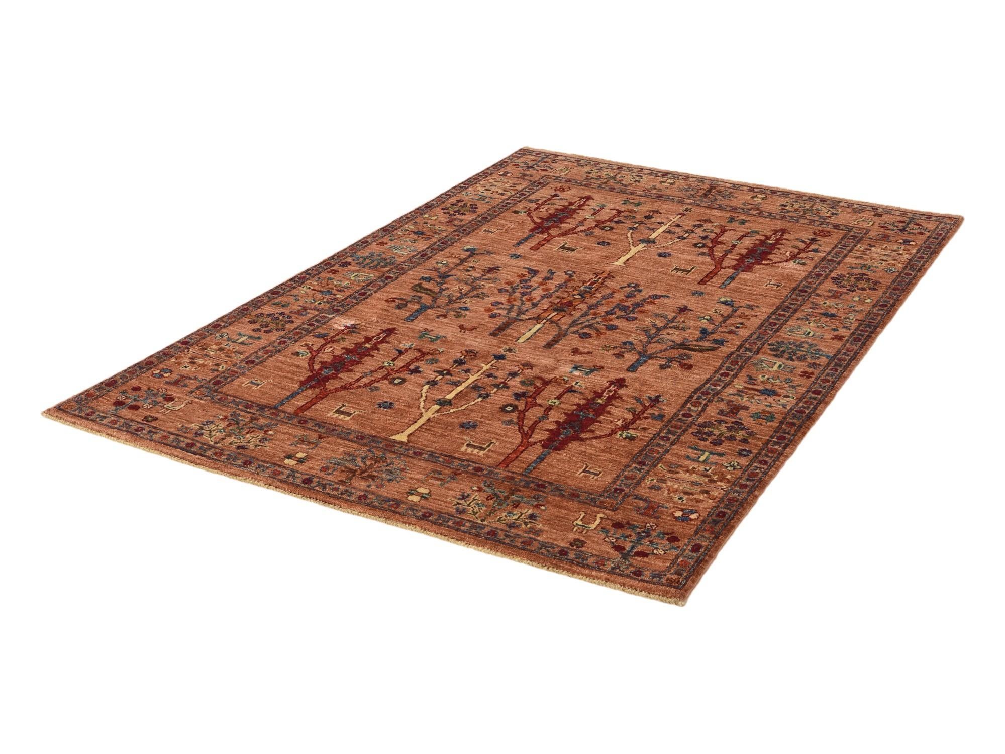 4' 1 x 6' Hand Knotted Ariana Ziegler Rug