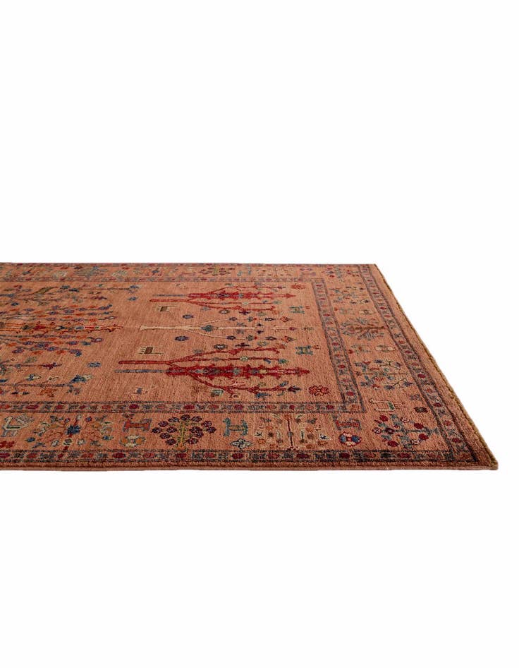 Detail image of 4' 1 x 6' Hand Knotted Ariana Ziegler Rug