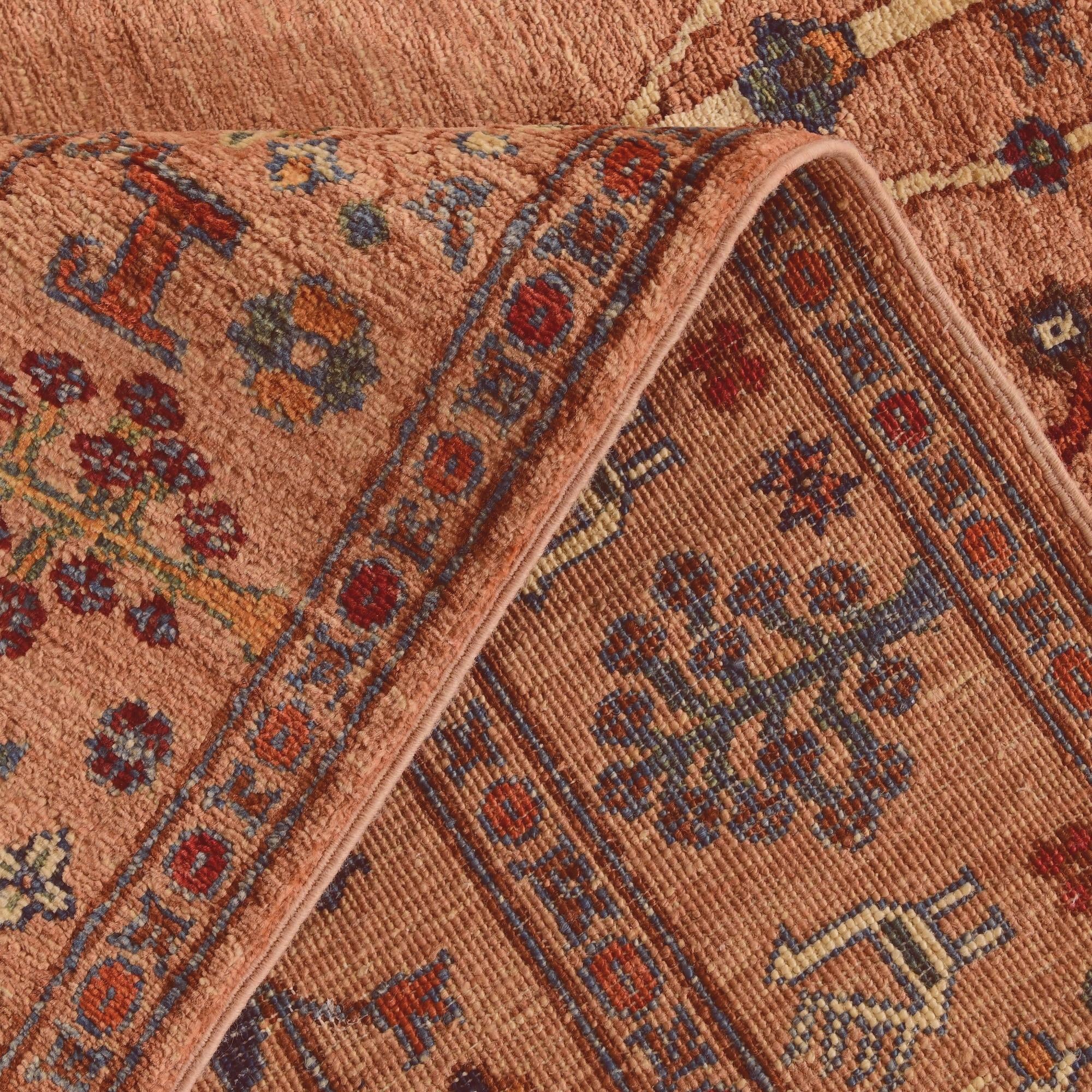 4' 1 x 6' Hand Knotted Ariana Ziegler Rug