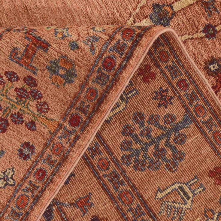 Detail image of 4' 1 x 6' Hand Knotted Ariana Ziegler Rug