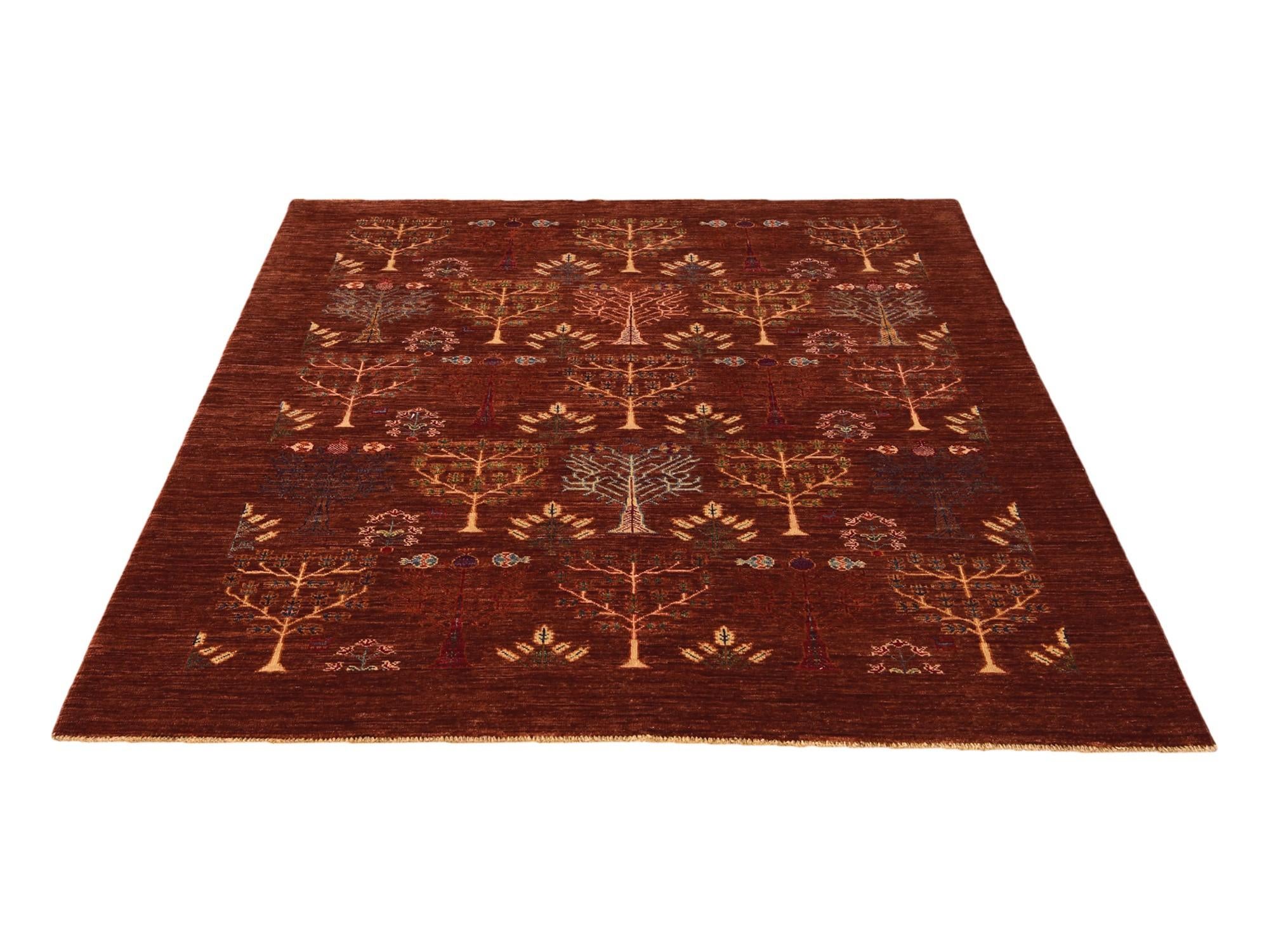 5' 1 x 6' 9 Hand Knotted Ariana Ziegler Rug
