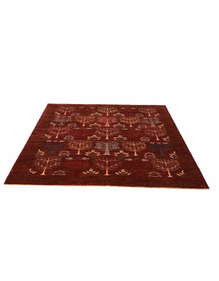 Detail image of 5' 1 x 6' 9 Hand Knotted Ariana Ziegler Rug