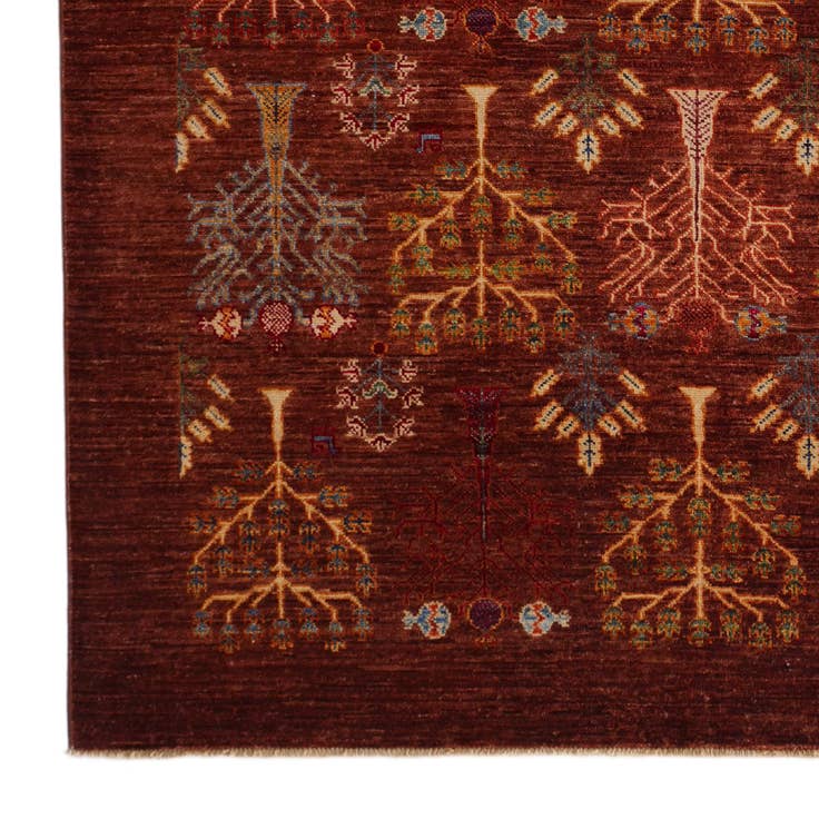 Detail image of 5' 1 x 6' 9 Hand Knotted Ariana Ziegler Rug