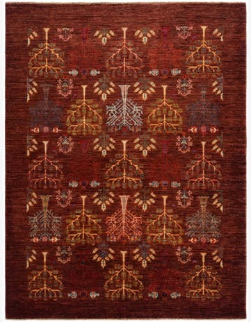 5' 1 x 6' 9 Hand Knotted Ariana Ziegler Rug