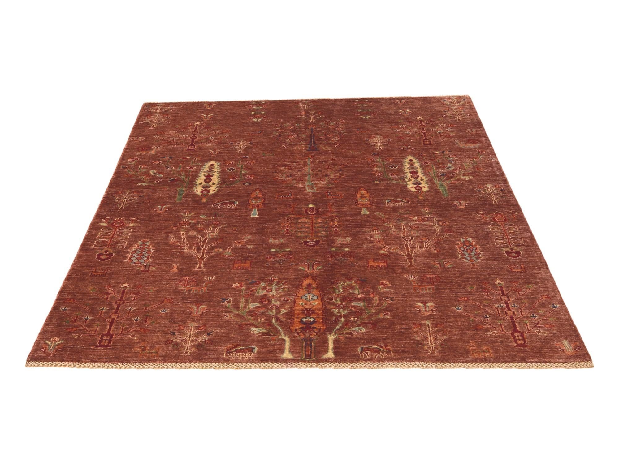 5' 1 x 6' 7 Hand Knotted Ariana Ziegler Rug
