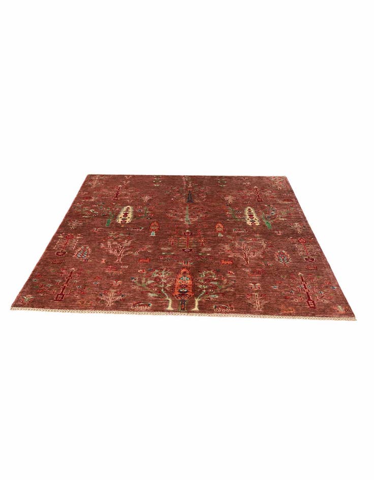 Detail image of 5' 1 x 6' 7 Hand Knotted Ariana Ziegler Rug