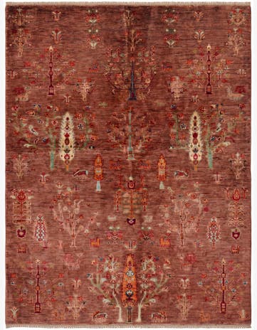 5' 1 x 6' 7 Hand Knotted Ariana Ziegler Rug
