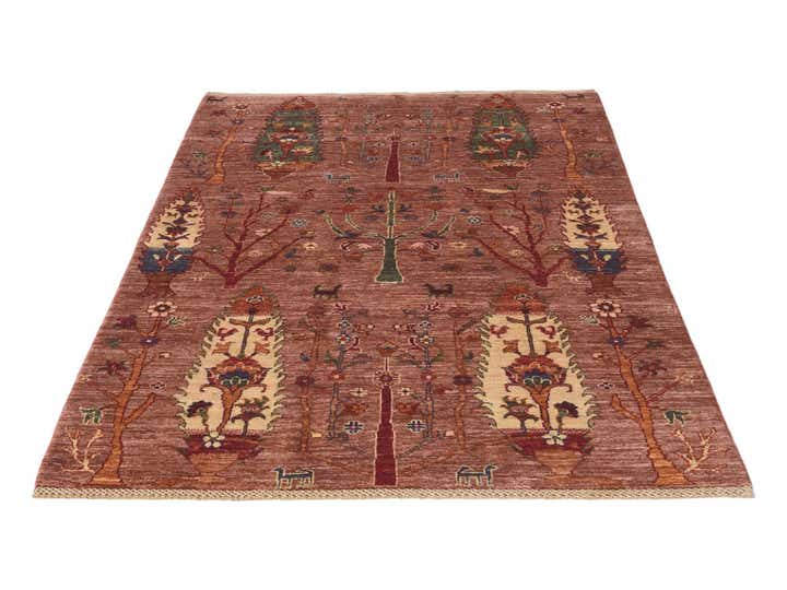 4' 2 x 6' 4 Hand Knotted Ariana Ziegler Rug