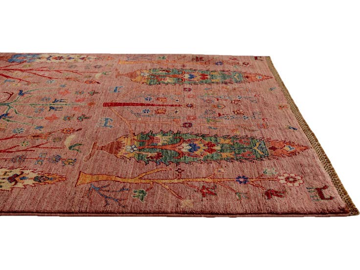 Detail image of 4' 2 x 6' 4 Hand Knotted Ariana Ziegler Rug