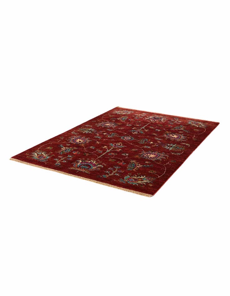Detail image of 4' 2 x 6' 2 Hand Knotted Ariana Ziegler Rug