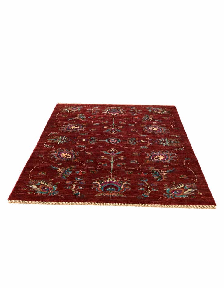 Detail image of 4' 2 x 6' 2 Hand Knotted Ariana Ziegler Rug